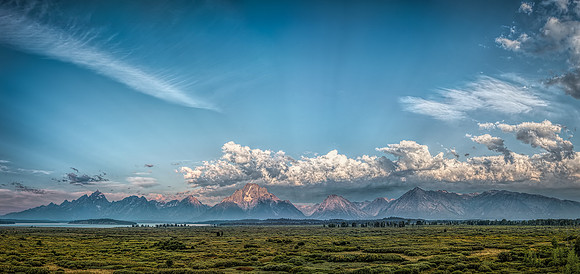 "Grand Teton","National Park", mountains, Teton, sky, sunset, sunrise, storm, Aspens, Wyoming, HDR
