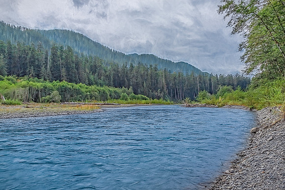 20130827 [C] PNW Vacation - ONP-Hoh Rainforest-Spruce Trail 071-Edit [TopImp(Rudis)]
