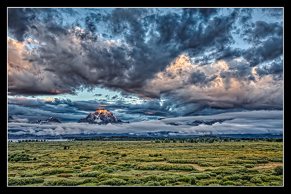 "Grand Teton","National Park", mountains, Teton, sky, sunset, sunrise, storm, Aspens, Wyoming, HDR