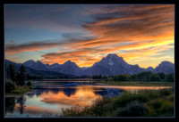 Grand, "National Park", "Snake River", Teton, Teton, bend, landscape, oxbow, river, sunset