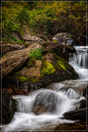 Colorado, "Rocky Mountain National Park", "Bear Lake", Alberta Falls", waterfall, RMNP, water, "Estes Park" fall, autumn, aspen"long exposure"