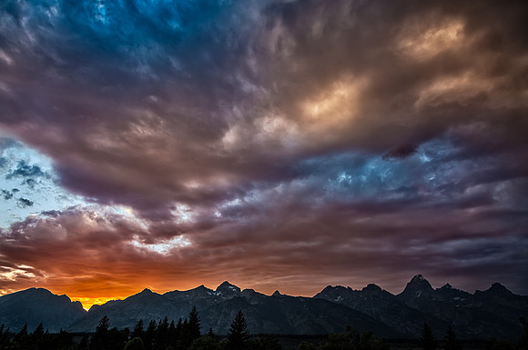 "Dornan's", Tetons, clouds, mountains, sky, sunset, Moose, "Moose, WY"