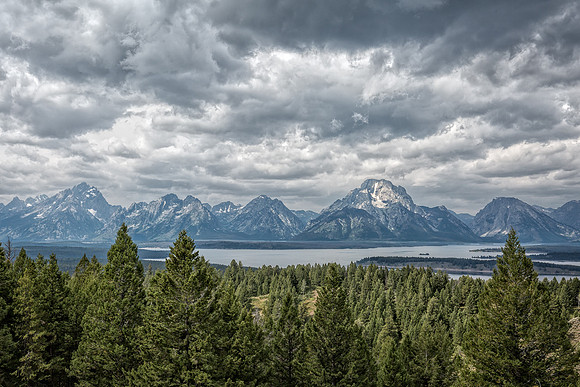 "Grand Teton", "Jackson Lake", "National Park", Teton, Wyoming, lake, mountains, sky, "Mt. Moran"