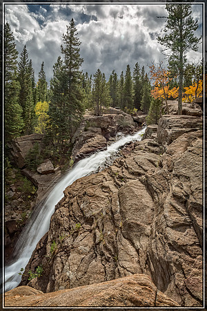 Colorado, "Rocky Mountain National Park", "Bear Lake", Alberta Falls", waterfall, RMNP, water, "Estes Park" fall, autumn, aspen"long exposure"