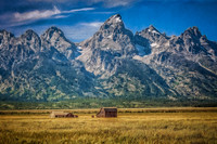 Teton, 'Grand Teton", mountains, "Mormon Row", house, barn, ranch, landscape, scenic