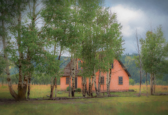 "Grand Teton", Tetons, "Mormon Row", "John Moulton", barn, building, Mormon, homestead