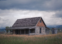 "Grand Teton", "John Moulton", Mormon, "Mormon Row", barn, building, homestead, tetons,"Andy Chambers"