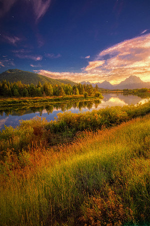 Grand, "National Park", "Snake River", Teton, Teton, bend, landscape, oxbow, river, sunset