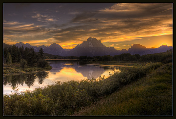 Grand, "National Park", "Snake River", Teton, Teton, bend, landscape, oxbow, river, sunset