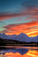 Grand, "National Park", "Snake River", Teton, Teton, bend, landscape, oxbow, river, sunset