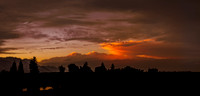 Tetons, clouds, mountains, sky, sunset, rain