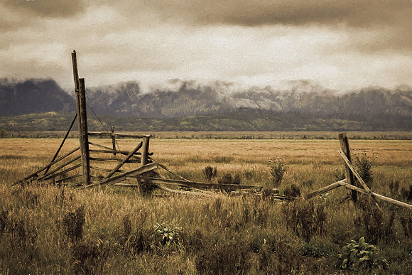 "Grand Teton", Tetons, "Mormon Row", "John Moulton", barn, building, Mormon, homestead
