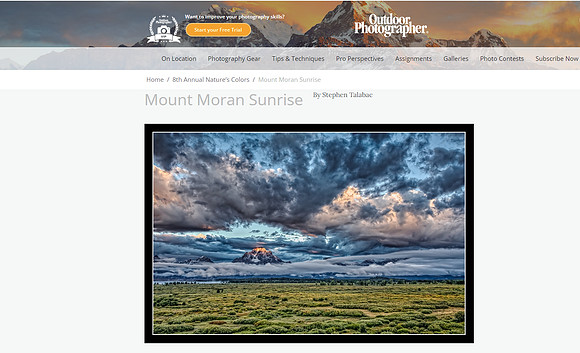 Outdoor Photographer magazine