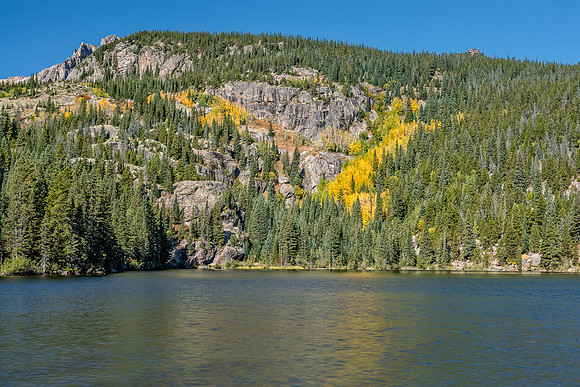 "Bear Lake", Colorado, "Estes Park", rock, Moss, RMNP, "Rocky Mountain National Park", 'aspen", fall, lake, "fall color", sunset