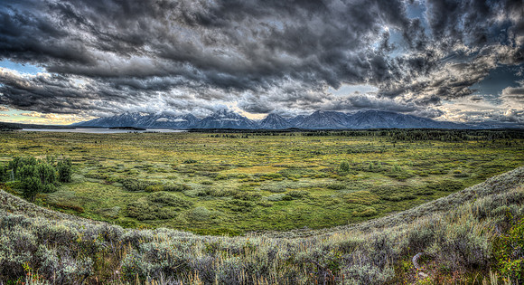 "Grand Teton","National Park", mountains, Teton, sky, sunset, sunrise, storm, Aspens, Wyoming, HDR