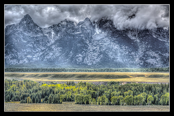 "Grand Teton","National Park", mountains, Teton, sky, sunset, sunrise, storm, Aspens, Wyoming, HDR