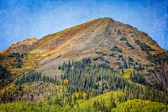 Colorado, Aspen, "West Elk Mountains", mountains, fall, "fall color", trees, stream